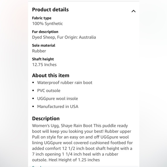 UGG rain boots - Picture 6 of 6